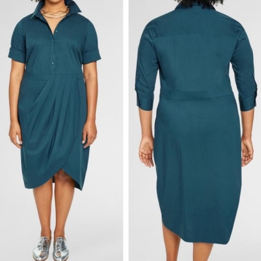 Universal Standard Danielle Brooks Shirt Dress NWT - Picture 2 of 9